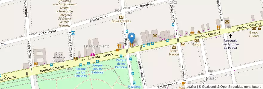Mapa de ubicacion de La Quintana, Parque Patricios en Argentinië, Ciudad Autónoma De Buenos Aires, Comuna 4, Buenos Aires.