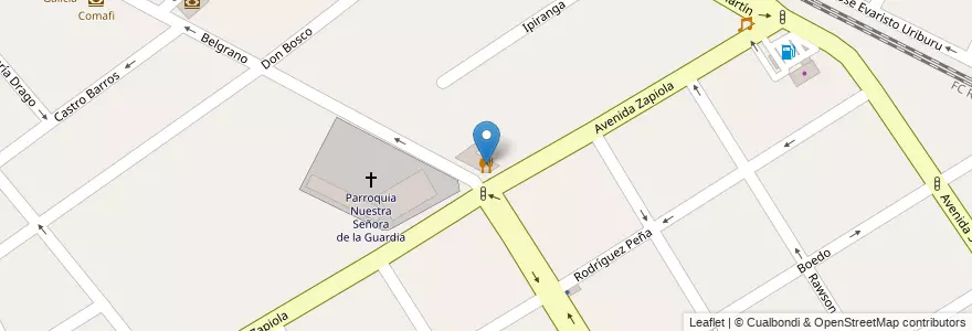Mapa de ubicacion de La Quintana en Arjantin, Buenos Aires, Partido De Quilmes, Bernal.