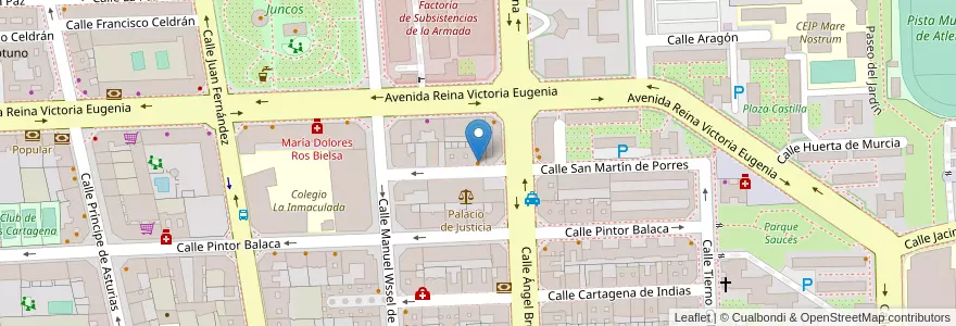Mapa de ubicacion de La Raclette en Sepanyol, Región De Murcia, Región De Murcia, Campo De Cartagena Y Mar Menor, Cartagena.