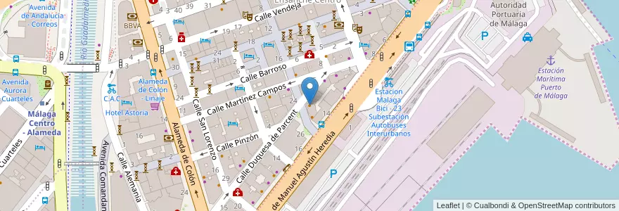 Mapa de ubicacion de La Rambla en Spagna, Andalucía, Málaga, Málaga-Costa Del Sol, Málaga.