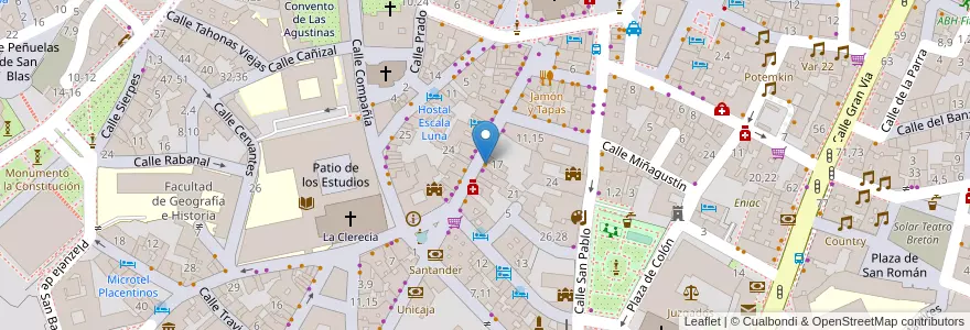 Mapa de ubicacion de La Rayuela en Sepanyol, Castilla Y León, Salamanca, Campo De Salamanca, Salamanca.