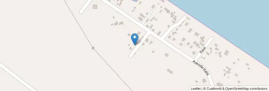 Mapa de ubicacion de La Ribera en アルゼンチン, ブエノスアイレス州, Quilmes.