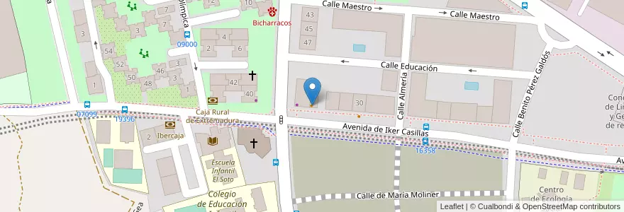 Mapa de ubicacion de La Ribereña en Испания, Мадрид, Мадрид, Área Metropolitana De Madrid Y Corredor Del Henares, Móstoles.