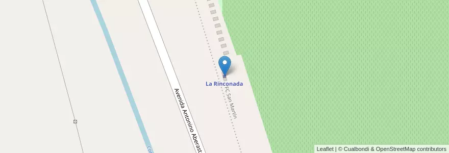 Mapa de ubicacion de La Rinconada en Argentinië, San Juan, Chili, Pocito.