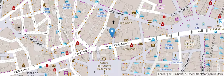 Mapa de ubicacion de La Rollerie en スペイン, マドリード州, Comunidad De Madrid, Área Metropolitana De Madrid Y Corredor Del Henares, Madrid.