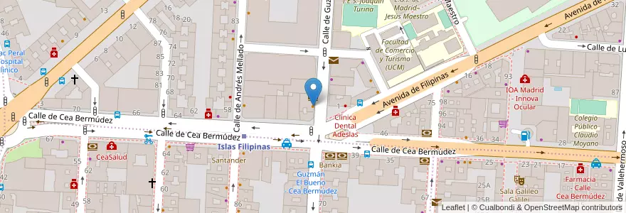 Mapa de ubicacion de La rollerie en Spain, Community Of Madrid, Community Of Madrid, Área Metropolitana De Madrid Y Corredor Del Henares, Madrid.