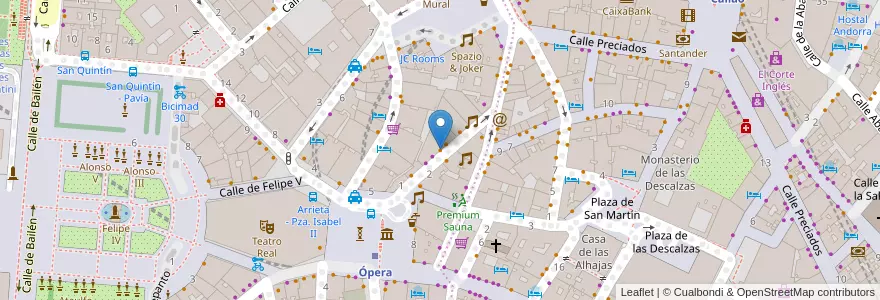 Mapa de ubicacion de La Sazón de Candela en Испания, Мадрид, Мадрид, Área Metropolitana De Madrid Y Corredor Del Henares, Мадрид.