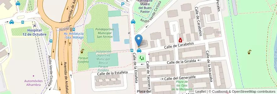 Mapa de ubicacion de La Selva en إسبانيا, منطقة مدريد, منطقة مدريد, Área Metropolitana De Madrid Y Corredor Del Henares, مدريد.
