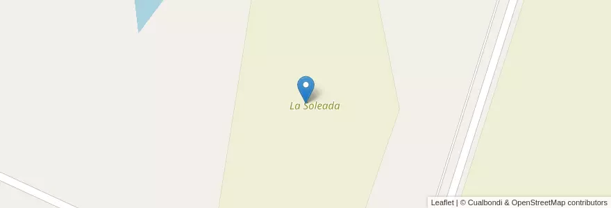 Mapa de ubicacion de La Soleada en Argentina, Provincia Di Entre Ríos, Departamento Concordia, Distrito Suburbios, Concordia.