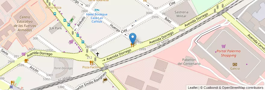Mapa de ubicacion de La Stampa, Palermo en Argentine, Ciudad Autónoma De Buenos Aires, Buenos Aires, Comuna 14.