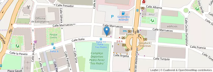 Mapa de ubicacion de La Suite en Испания, Андалусия, Альмерия, Альмерия.
