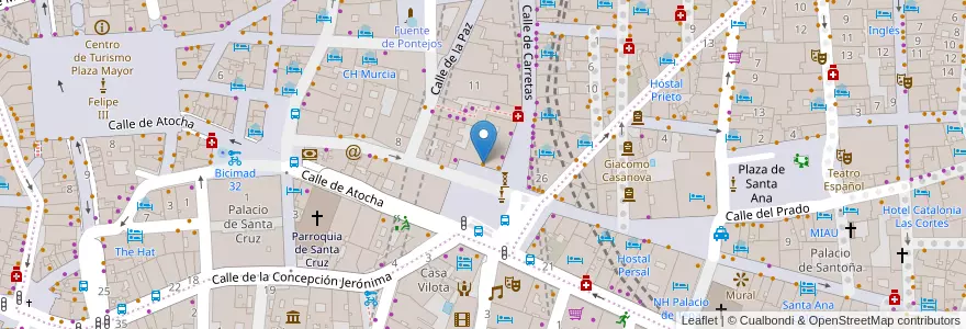 Mapa de ubicacion de La Sureña en Spanje, Comunidad De Madrid, Comunidad De Madrid, Área Metropolitana De Madrid Y Corredor Del Henares, Madrid.