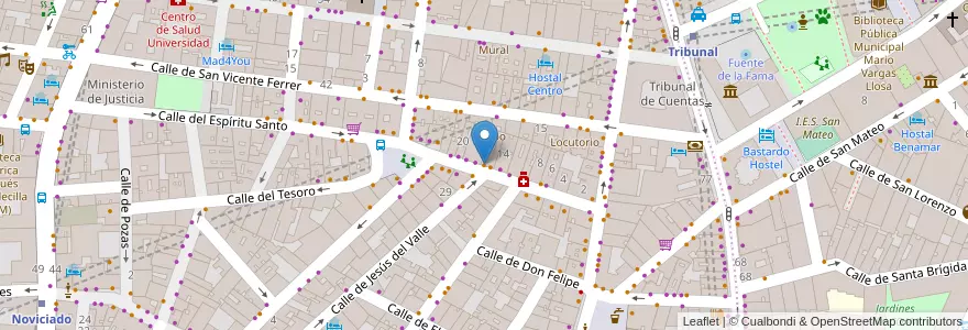 Mapa de ubicacion de L.A. Sushi en İspanya, Comunidad De Madrid, Comunidad De Madrid, Área Metropolitana De Madrid Y Corredor Del Henares, Madrid.