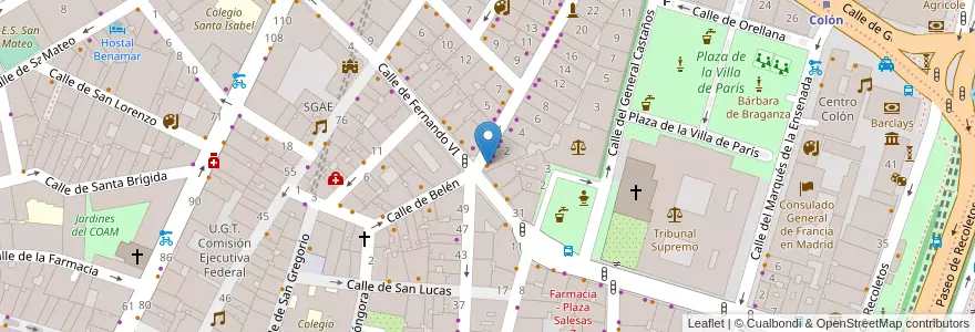 Mapa de ubicacion de La taberna de Argensola en Spanje, Comunidad De Madrid, Comunidad De Madrid, Área Metropolitana De Madrid Y Corredor Del Henares, Madrid.
