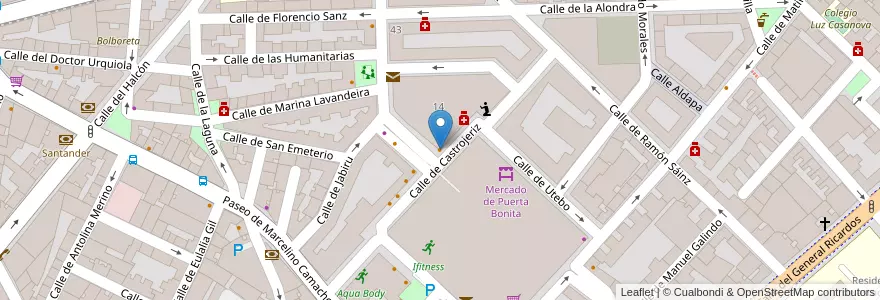 Mapa de ubicacion de La Taberna de Domínguez en スペイン, マドリード州, Comunidad De Madrid, Área Metropolitana De Madrid Y Corredor Del Henares, Madrid.