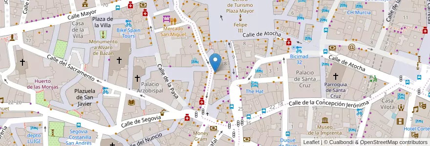 Mapa de ubicacion de La Taberna de la Daniela en 스페인, Comunidad De Madrid, Comunidad De Madrid, Área Metropolitana De Madrid Y Corredor Del Henares, 마드리드.