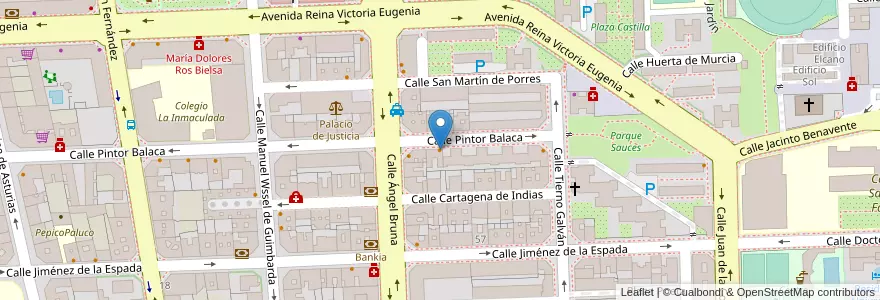 Mapa de ubicacion de La Taberna de Paco en Espanha, Região De Múrcia, Região De Múrcia, Campo De Cartagena Y Mar Menor, Cartagena.