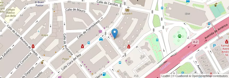 Mapa de ubicacion de La Taberna del Cardenal en Испания, Мадрид, Мадрид, Área Metropolitana De Madrid Y Corredor Del Henares, Мадрид.