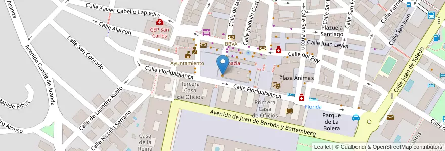Mapa de ubicacion de La Taberna del Corcho en Испания, Мадрид, Мадрид, Cuenca Del Guadarrama, San Lorenzo De El Escorial.