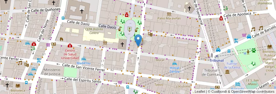 Mapa de ubicacion de La Taberna en Испания, Мадрид, Мадрид, Área Metropolitana De Madrid Y Corredor Del Henares, Мадрид.