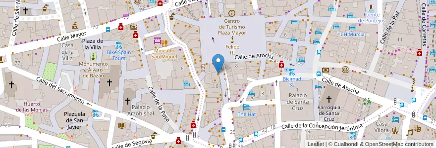 Mapa de ubicacion de La Taurina en Spanien, Autonome Gemeinschaft Madrid, Autonome Gemeinschaft Madrid, Área Metropolitana De Madrid Y Corredor Del Henares, Madrid.