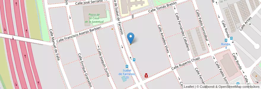 Mapa de ubicacion de La taverna de Alfredo en Spanien, Autonome Gemeinschaft Madrid, Autonome Gemeinschaft Madrid, Área Metropolitana De Madrid Y Corredor Del Henares, Boadilla Del Monte.