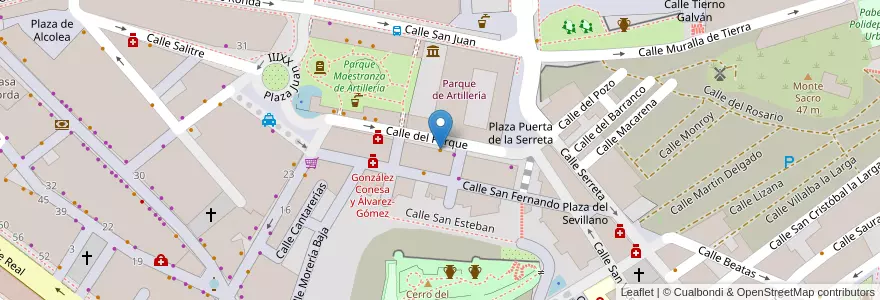 Mapa de ubicacion de La Ternera Gallega en Spain, Region Of Murcia, Region Of Murcia, Campo De Cartagena Y Mar Menor, Cartagena.