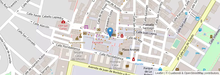 Mapa de ubicacion de La Tienda Deli en İspanya, Comunidad De Madrid, Comunidad De Madrid, Cuenca Del Guadarrama, San Lorenzo De El Escorial.