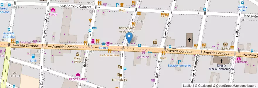 Mapa de ubicacion de La Tolva, Recoleta en アルゼンチン, Ciudad Autónoma De Buenos Aires, Comuna 2, ブエノスアイレス.