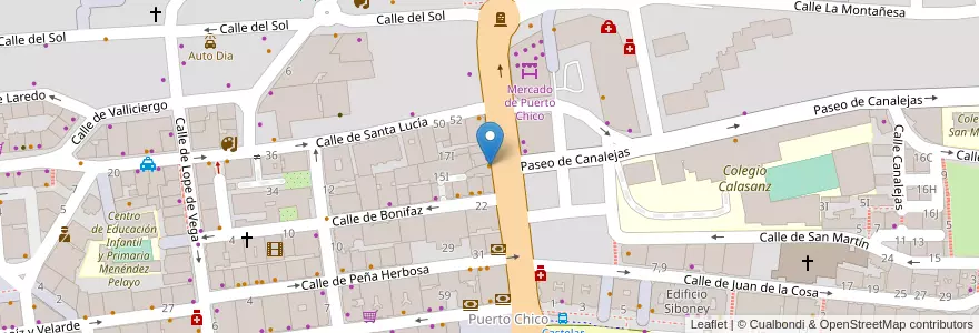 Mapa de ubicacion de La Tolva en スペイン, カンタブリア州, カンタブリア州, Santander, Santander.