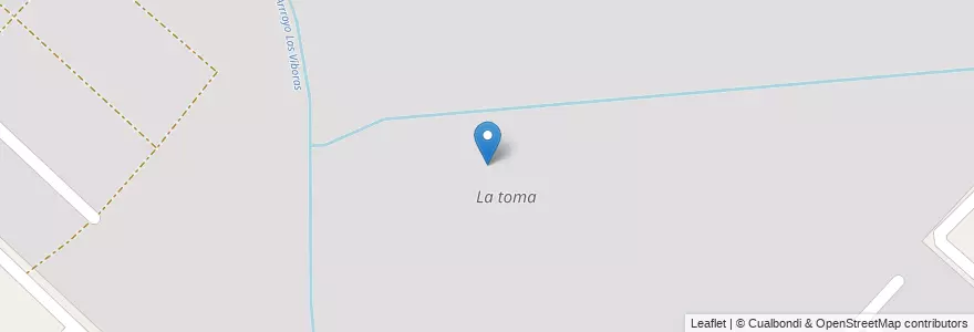 Mapa de ubicacion de La toma en 阿根廷, 布宜诺斯艾利斯省, Partido De Merlo, Libertad.