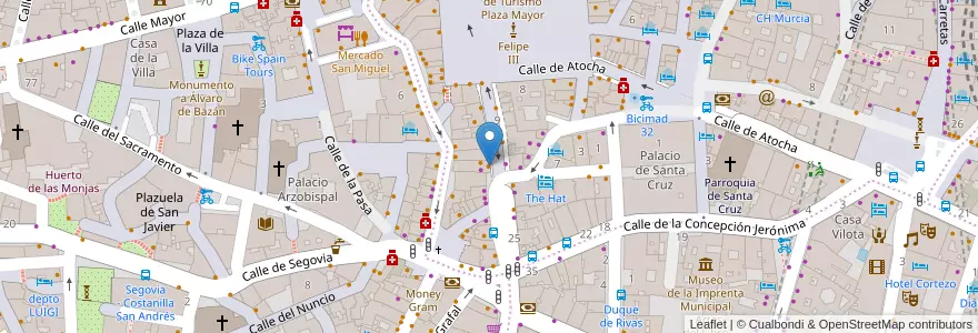 Mapa de ubicacion de La Toná en Испания, Мадрид, Мадрид, Área Metropolitana De Madrid Y Corredor Del Henares, Мадрид.