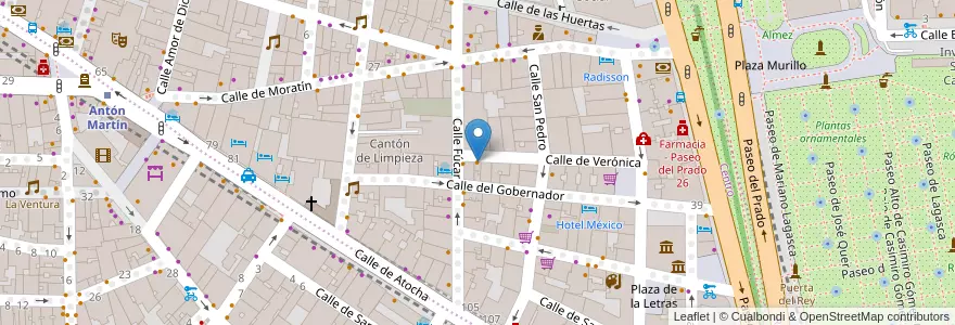 Mapa de ubicacion de La tragantúa en إسبانيا, منطقة مدريد, منطقة مدريد, Área Metropolitana De Madrid Y Corredor Del Henares, مدريد.