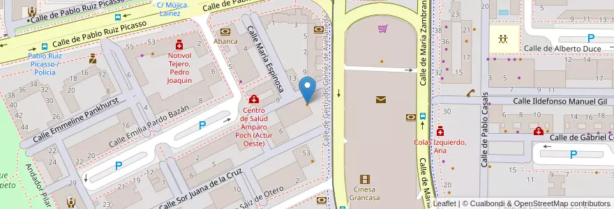 Mapa de ubicacion de La Trufa en إسبانيا, أرغون, سرقسطة, Zaragoza, سرقسطة.