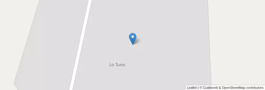 Mapa de ubicacion de La Tuna en アルゼンチン, トゥクマン州, Departamento Burruyacú, Municipio De Gobernador Piedrabuena.