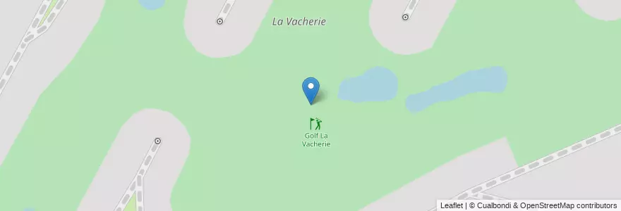 Mapa de ubicacion de La Vacherie en Argentinien, Chile, Mendoza, Departamento Maipú, Distrito Lunlunta.
