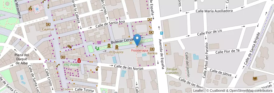 Mapa de ubicacion de La Valentina en スペイン, マドリード州, Comunidad De Madrid, Área Metropolitana De Madrid Y Corredor Del Henares, Majadahonda.
