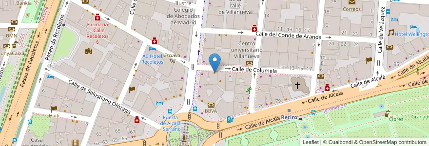 Mapa de ubicacion de La Vanduca en スペイン, マドリード州, Comunidad De Madrid, Área Metropolitana De Madrid Y Corredor Del Henares, Madrid.