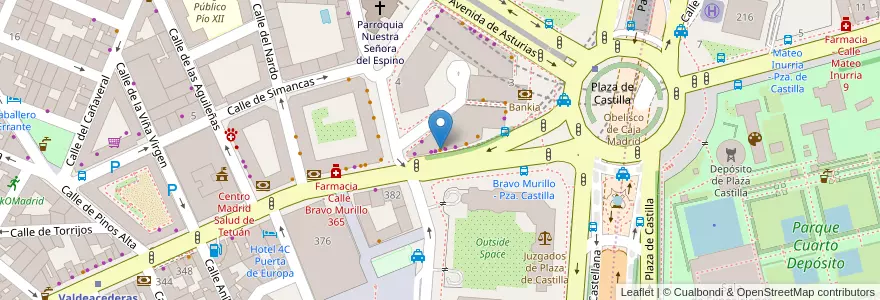 Mapa de ubicacion de La Venia en 西班牙, Comunidad De Madrid, Comunidad De Madrid, Área Metropolitana De Madrid Y Corredor Del Henares, Madrid.