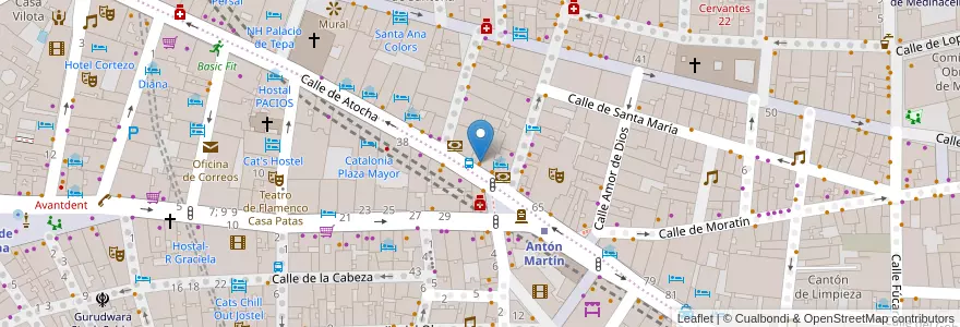 Mapa de ubicacion de La Vera en Испания, Мадрид, Мадрид, Área Metropolitana De Madrid Y Corredor Del Henares, Мадрид.