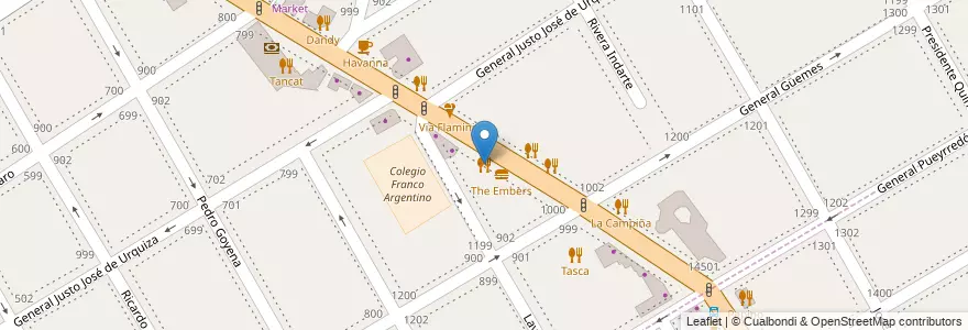 Mapa de ubicacion de La Víctor en Arjantin, Buenos Aires, Partido De San Isidro, Acassuso.
