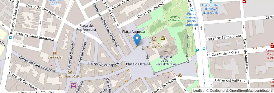 Mapa de ubicacion de La Vita in Fiori en 스페인, Catalunya, Barcelona, Vallès Occidental, Sant Cugat Del Vallès.