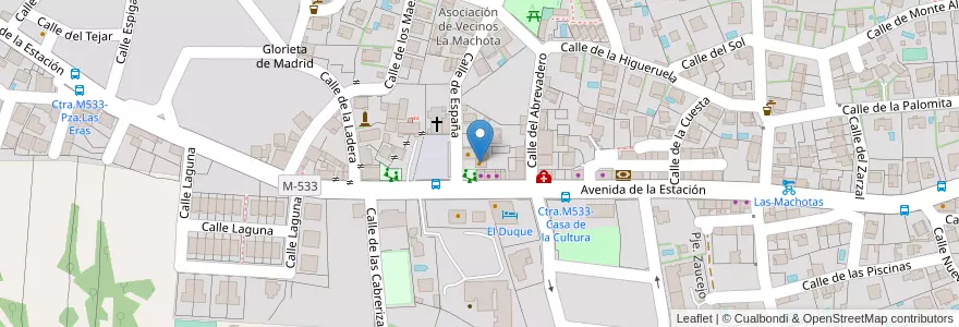 Mapa de ubicacion de La Zarzamora en Spain, Community Of Madrid, Community Of Madrid, Sierra Oeste, Zarzalejo.