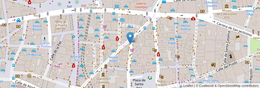 Mapa de ubicacion de Labarka de Pintxos en Spain, Community Of Madrid, Community Of Madrid, Área Metropolitana De Madrid Y Corredor Del Henares, Madrid.