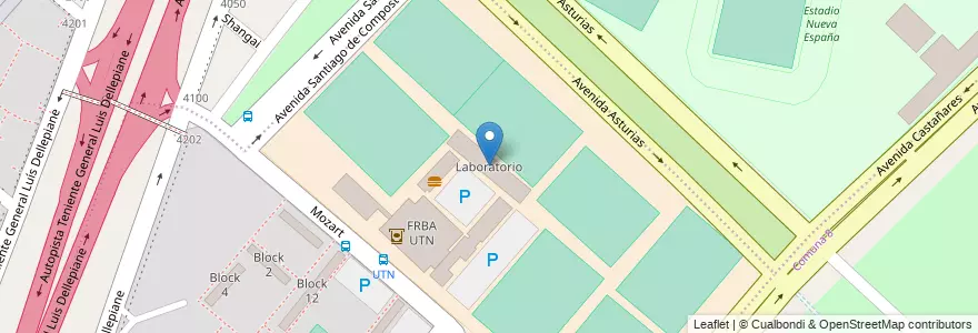 Mapa de ubicacion de Laboratorio, Villa Lugano en Аргентина, Буэнос-Айрес, Comuna 9, Буэнос-Айрес, Comuna 8.