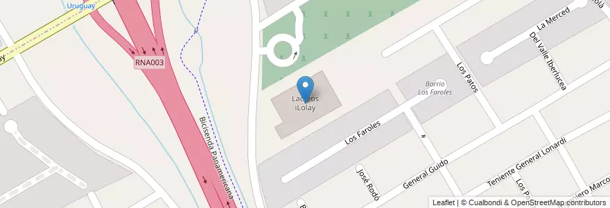 Mapa de ubicacion de Lacteos iLolay en Argentinië, Buenos Aires, Partido De San Isidro, Beccar.
