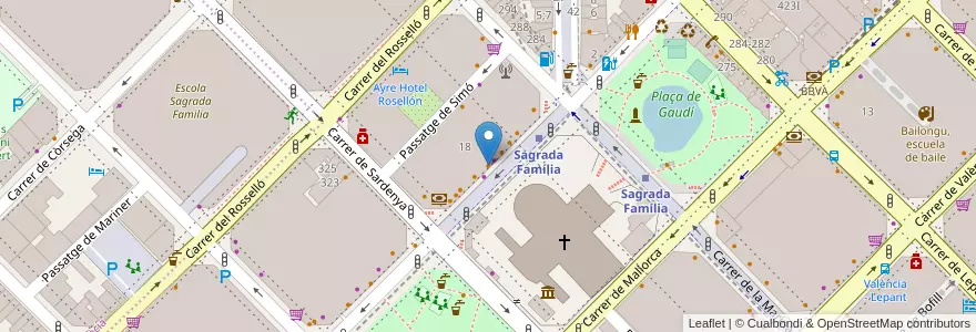 Mapa de ubicacion de Lactuca en Sepanyol, Catalunya, Barcelona, Barcelonès, Barcelona.