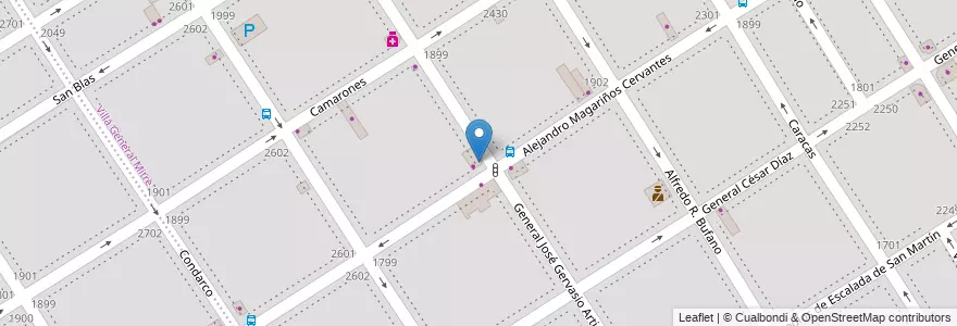 Mapa de ubicacion de LadoBueno, Villa General Mitre en Argentina, Autonomous City Of Buenos Aires, Autonomous City Of Buenos Aires, Comuna 11.