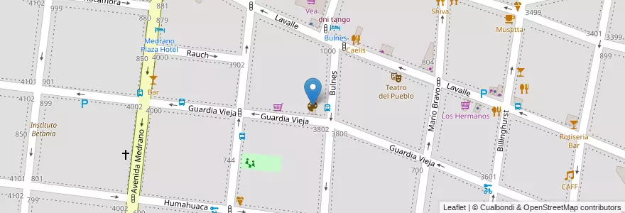 Mapa de ubicacion de Ladran Sancho, Almagro en Argentina, Autonomous City Of Buenos Aires, Comuna 5, Autonomous City Of Buenos Aires.
