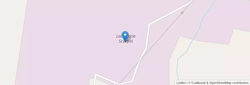 Mapa de ubicacion de Ladrillería Scarpin en 아르헨티나, Santa Fe, Departamento General Obligado, Municipio De Avellaneda.
